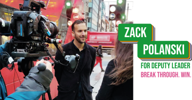 Zack Polanski Launches Campaign For Deputy Leader of Green Party